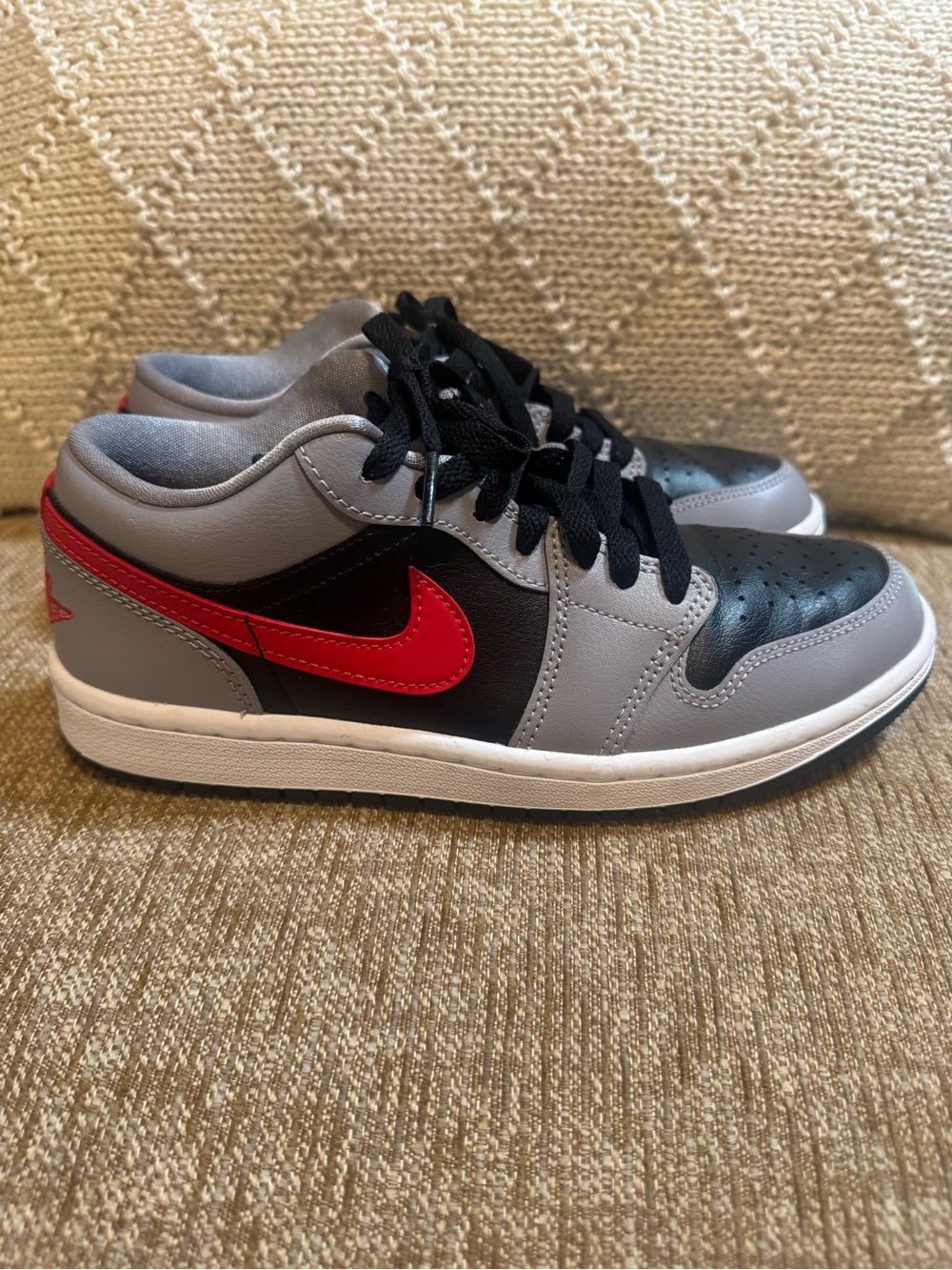 WOMENS AIR JORDAN 1 Womens Cement Fire Red FZ4183 002 SIZE 6.5